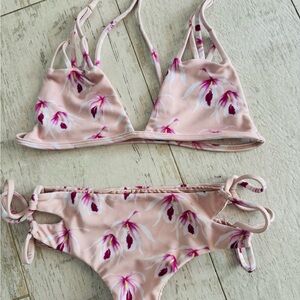 Floral Pink Bikini Set